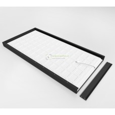 LED Opbouwframe Backlit – Hoog – Wit – Voor Panelen