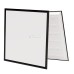 LED Paneel 62x62cm Backlit – 36W – 140lm/W – CCT Instelbaar – Zwart Frame – Flikkervrij – CRI>80