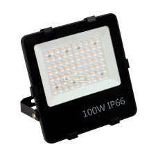 LED Floodlight 100W IP66 Zwart 15000lm Philips Driver 3000K 4000K 6000K Buitenlamp