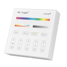 Mi-Light B4 RGB+CCT Wandbediening – 4-Zone