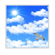 LED Paneel 120x120cm met Skyprint – 60W – Flikkervrij – Dimbaar Optioneel – CRI>80
